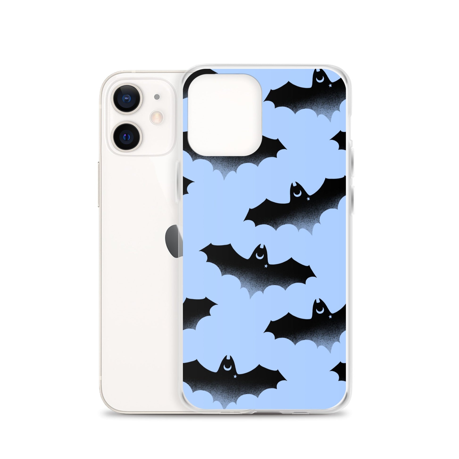 Sleek Lilith iPhone® Clear Case offers protection against scratches and dust with a stylish bat design.
