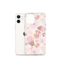 Sweet Teddy iPhone® Clear Case features cute designs, offering protection from scratches and easy access to ports.
