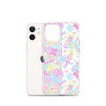 Indica Magica iPhone® Clear Case showcasing a stylish design, offering protection against scratches and dirt.