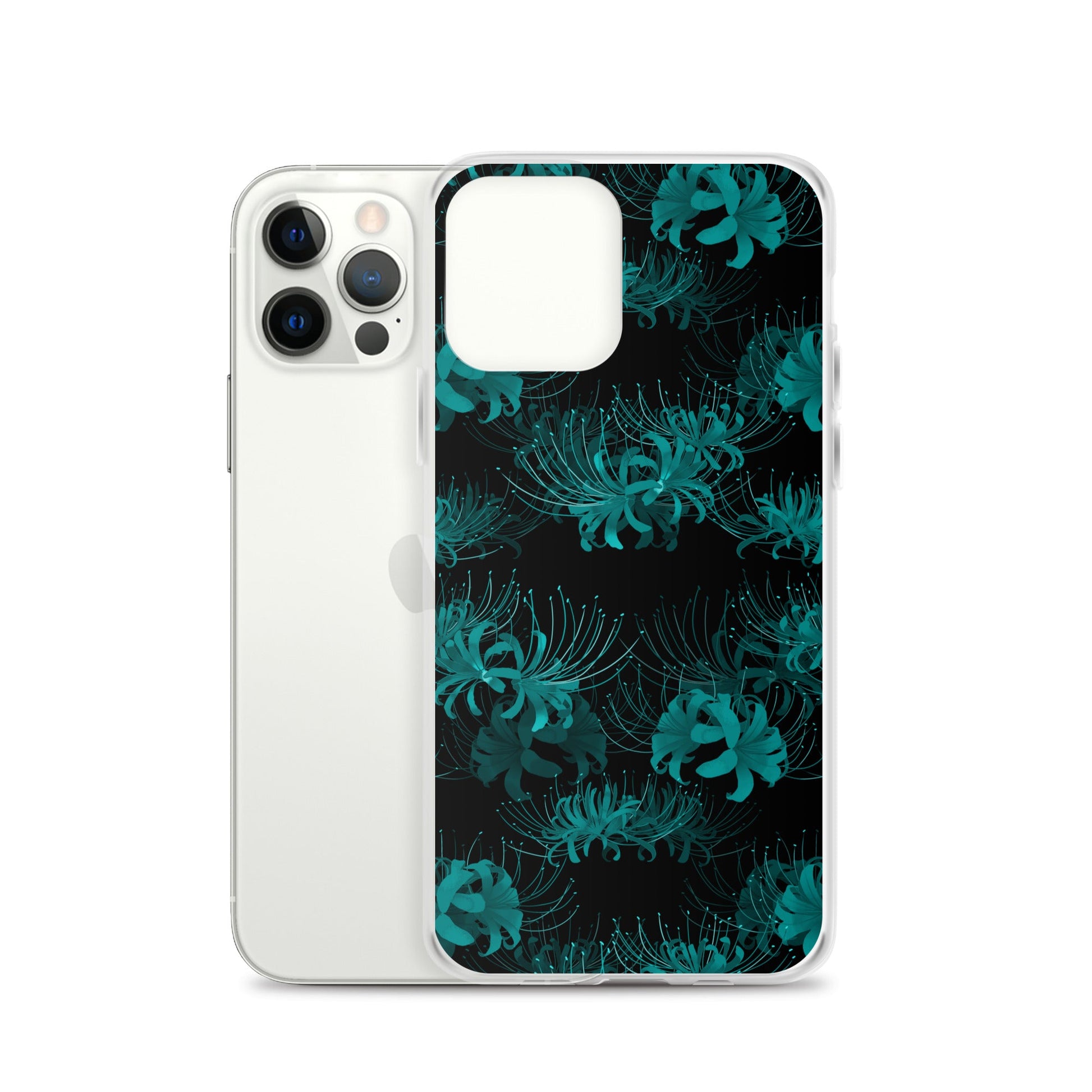 Stylish Higanbana iPhone® Clear Case offers protection against scratches and dirt, ideal for any iPhone® user.