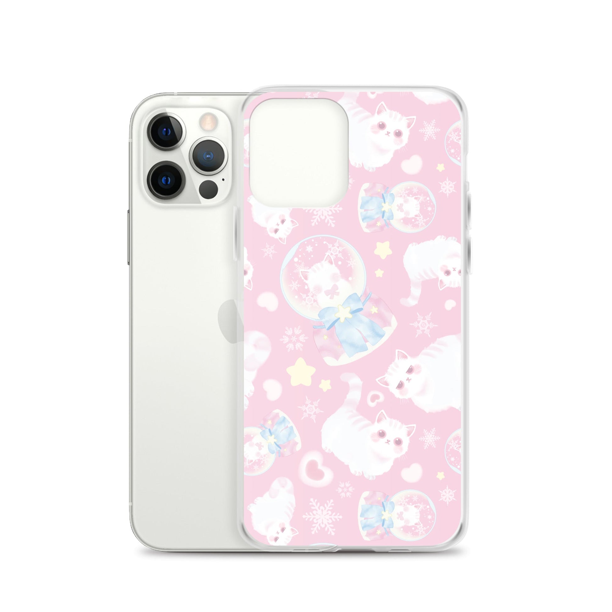 Snow Kitten iPhone® Clear Case features a cute design while protecting your phone from scratches and dirt.