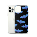 Sleek Lilith iPhone® Clear Case featuring a flexible design and bat pattern, perfect for style and protection.