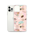 Sleek Parasol Bunny iPhone® Clear Case featuring adorable bunny designs, perfect for protection and style.
