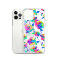 Protect your iPhone® with the stylish Enchanted Rose iPhone® Clear Case (Transparent), featuring vibrant floral designs.