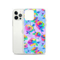 Protect your phone in style with the Enchanted Rose iPhone® Clear Case, featuring vibrant floral designs and durability.
