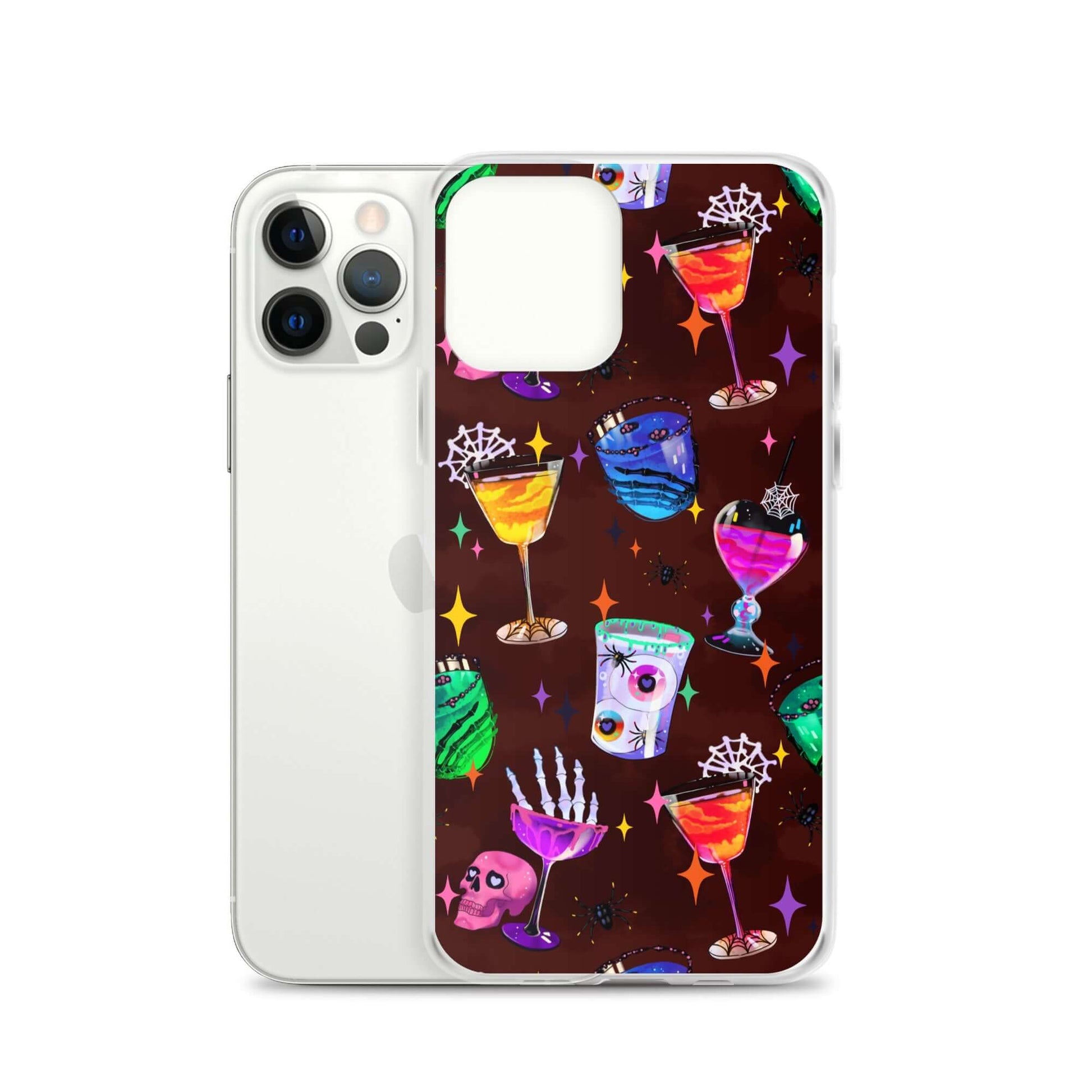 Colorful Monster Party iPhone® Clear Case featuring fun designs, providing scratch and dirt protection for your device.