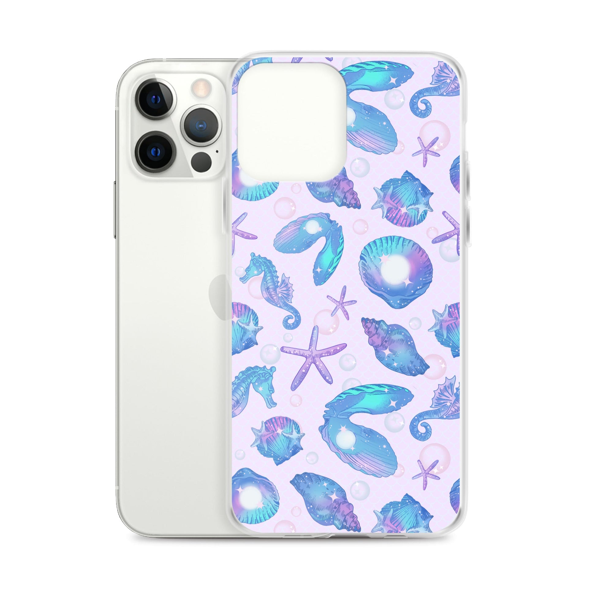 Stylish Sea Princess iPhone® Clear Case features a flexible design with marine-themed graphics for ultimate protection.