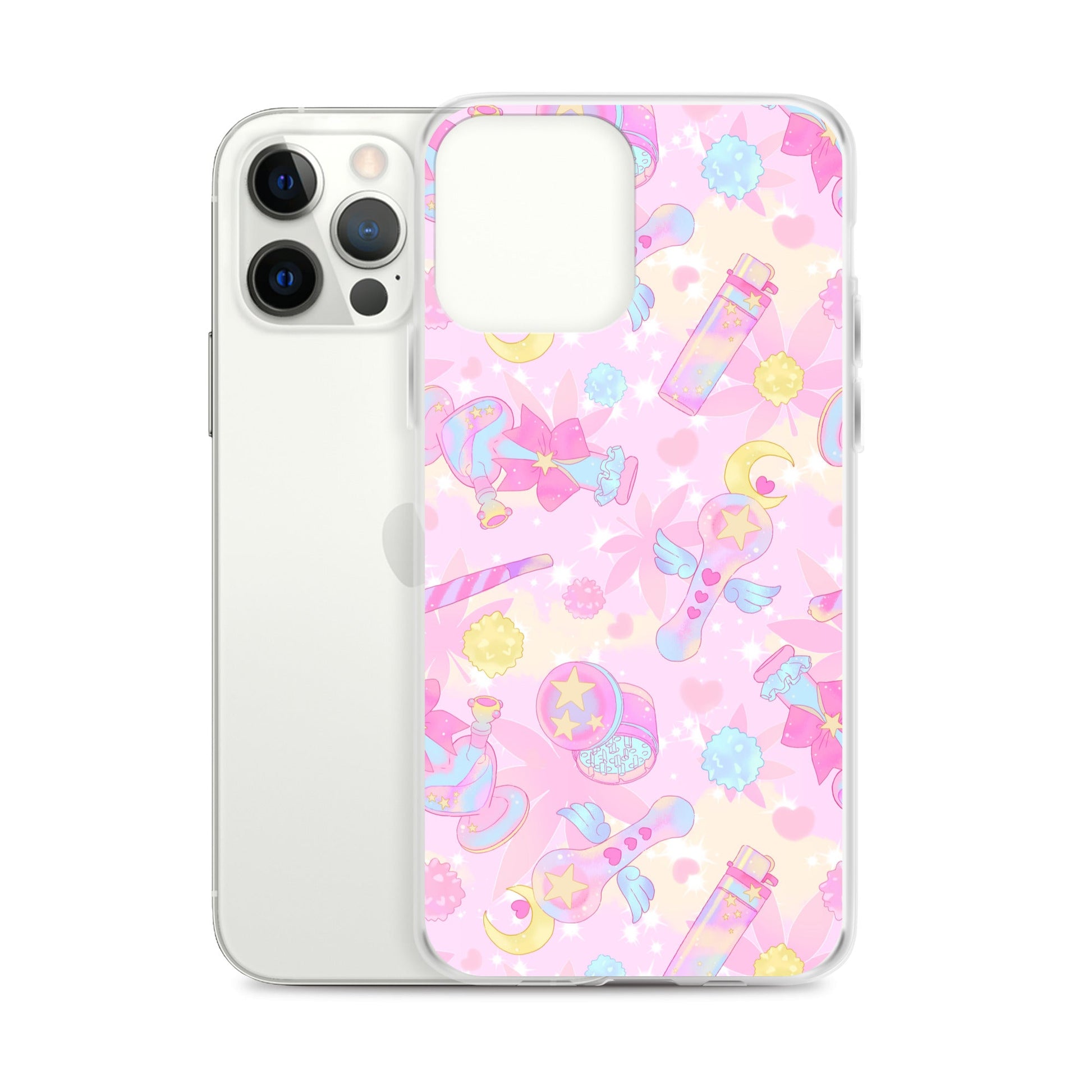Stylish Indica Magica iPhone® Clear Case offers protection while showcasing a unique design for your device.