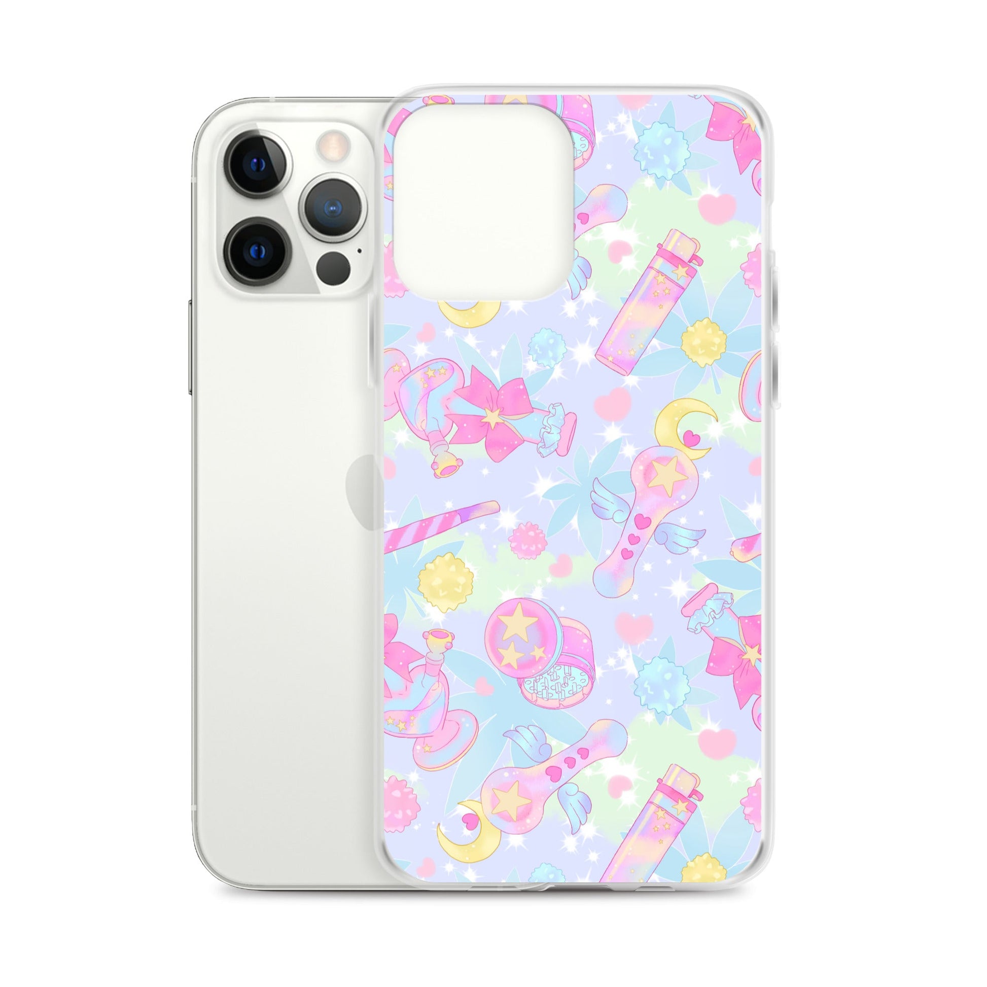 Stylish Indica Magica iPhone® Clear Case offers sleek protection against scratches and dirt with flexible sides.