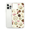 Stylish Royal Cookie iPhone® Clear Case featuring a fun design, protecting against scratches and dirt. Perfect for your phone!