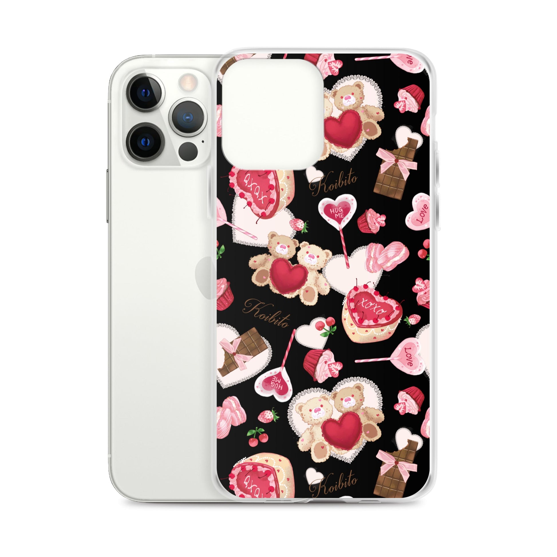 Protect your iPhone® with the Sugar Sweetheart iPhone® Clear Case featuring a cute, colorful design. Perfect for everyday use!