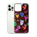 Colorful Monster Party iPhone® Clear Case featuring fun designs, providing stylish protection against daily wear.