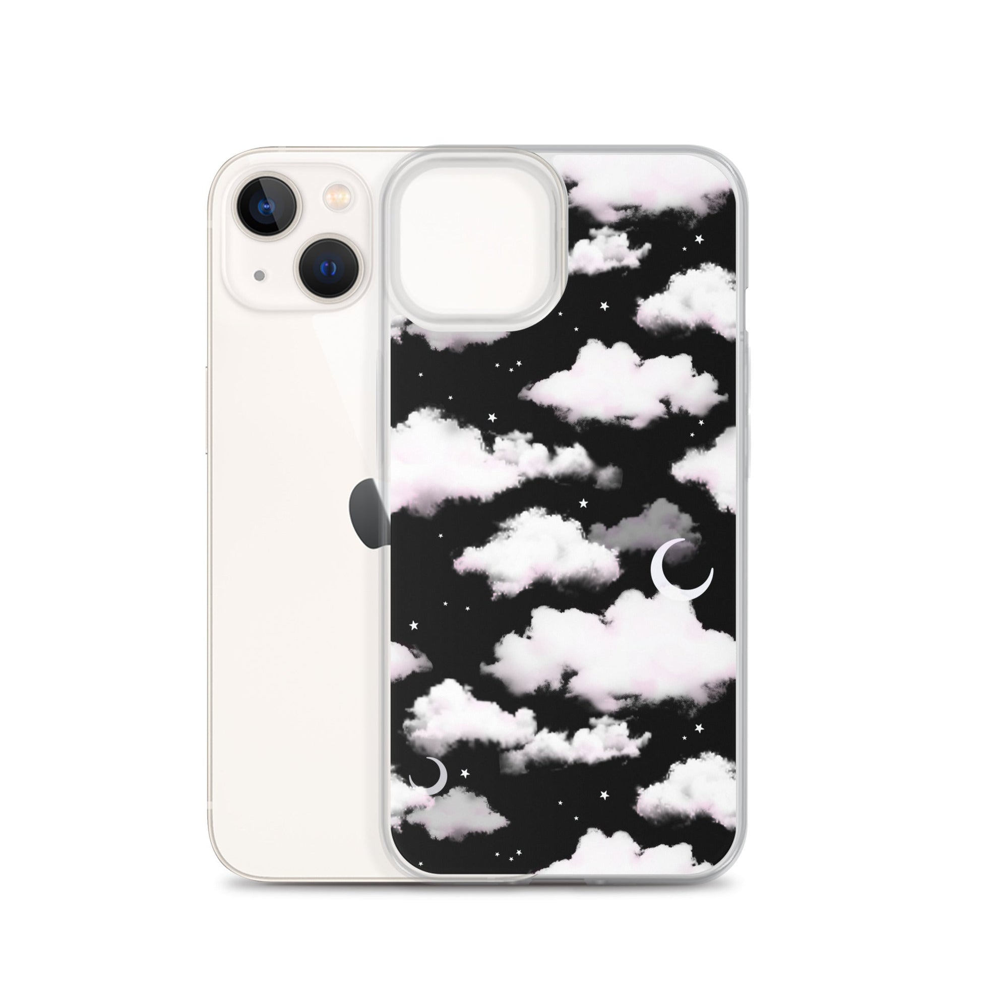 Stylish Cloudy Sky iPhone® Clear Case offers protection against scratches and dust with a sleek design.