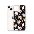 Protect your phone in style with the Trick or Treaters iPhone® Clear Case, showcasing fun Halloween designs.