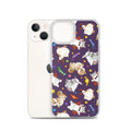 Trick or Treaters iPhone® Clear Case features a playful design, providing scratch protection and easy access to ports.