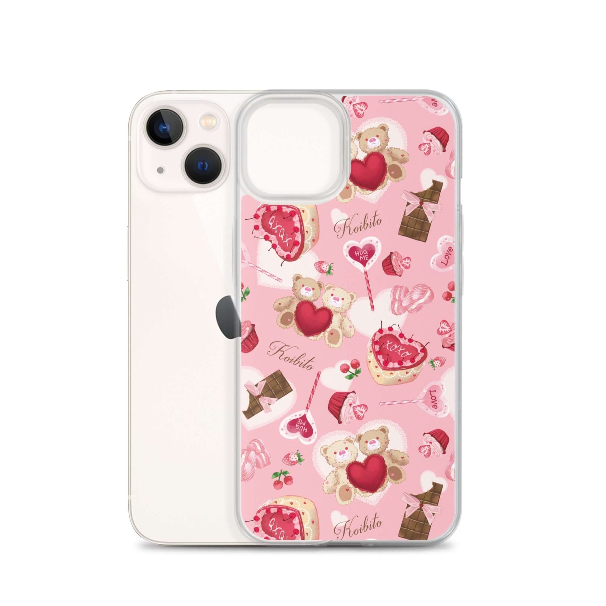 Protect your phone in style with the Sugar Sweetheart iPhone® Clear Case, featuring a cute design and flexible sides.
