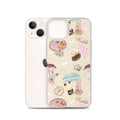 Stylish Parasol Bunny iPhone® Clear Case featuring cute designs and durable protection for your device.