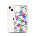 Colorful Enchanted Rose iPhone® Clear Case (Transparent) offers stylish protection against scratches and dirt.