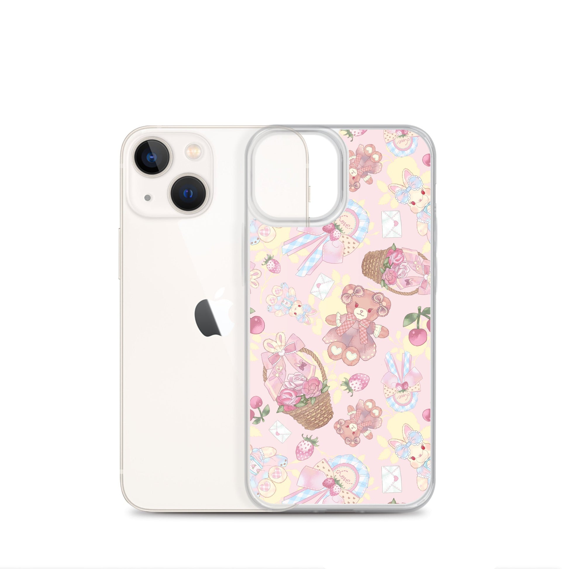 Protect your iPhone® in style with the Sweet Teddy iPhone® Clear Case, featuring adorable teddy bear designs.