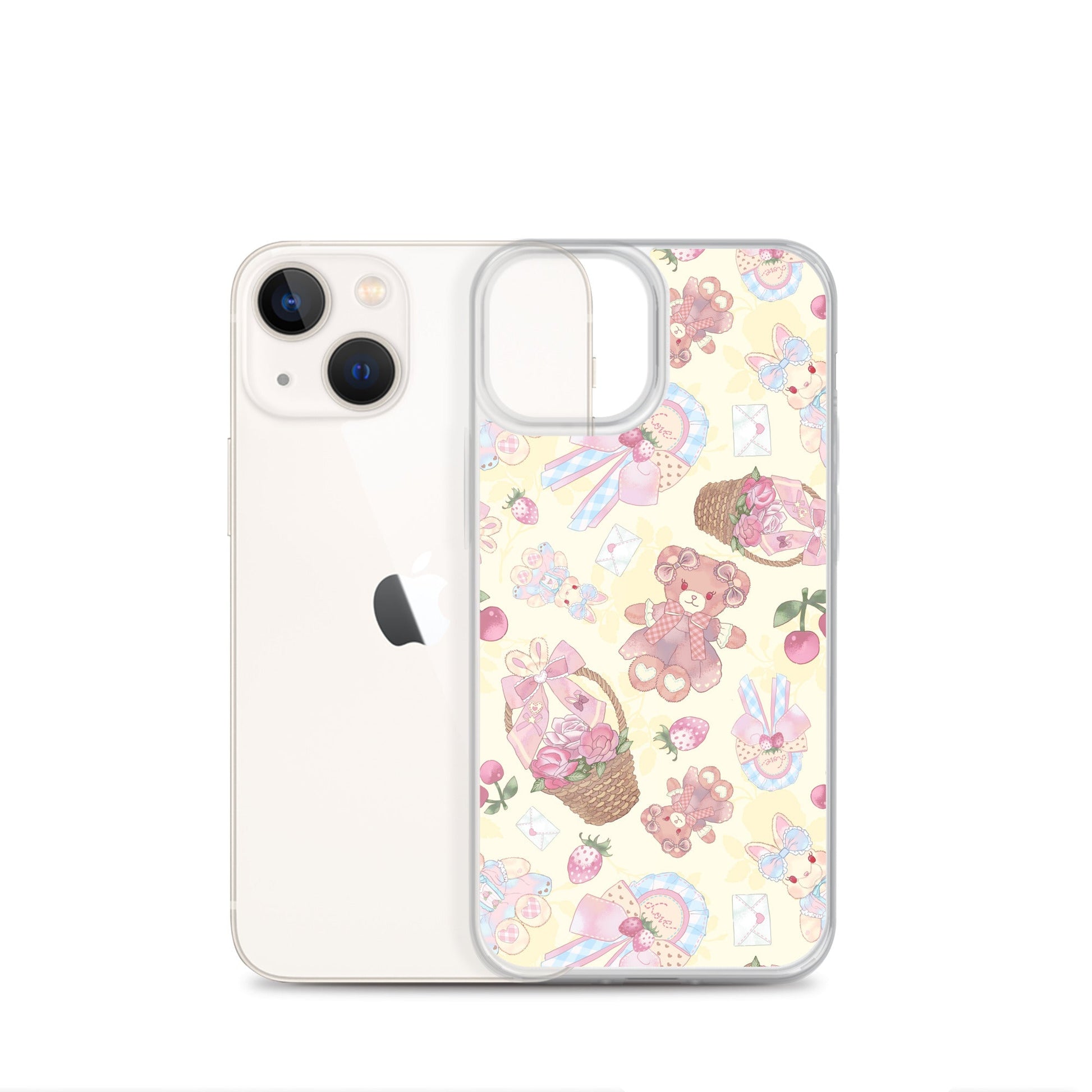 Protect your iPhone® with the Sweet Teddy iPhone® Clear Case featuring a cute design and flexible, durable materials.