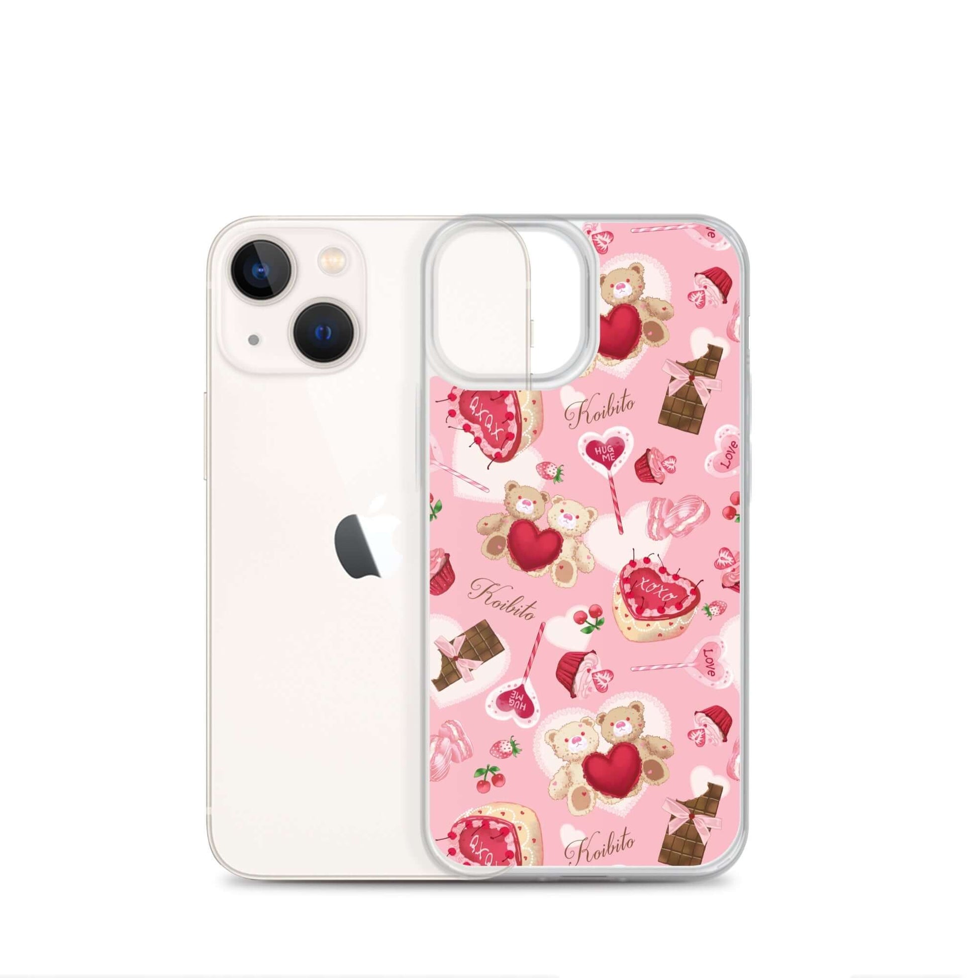 Stylish Sugar Sweetheart iPhone® Clear Case offering robust protection against scratches and dust, perfect for your phone.