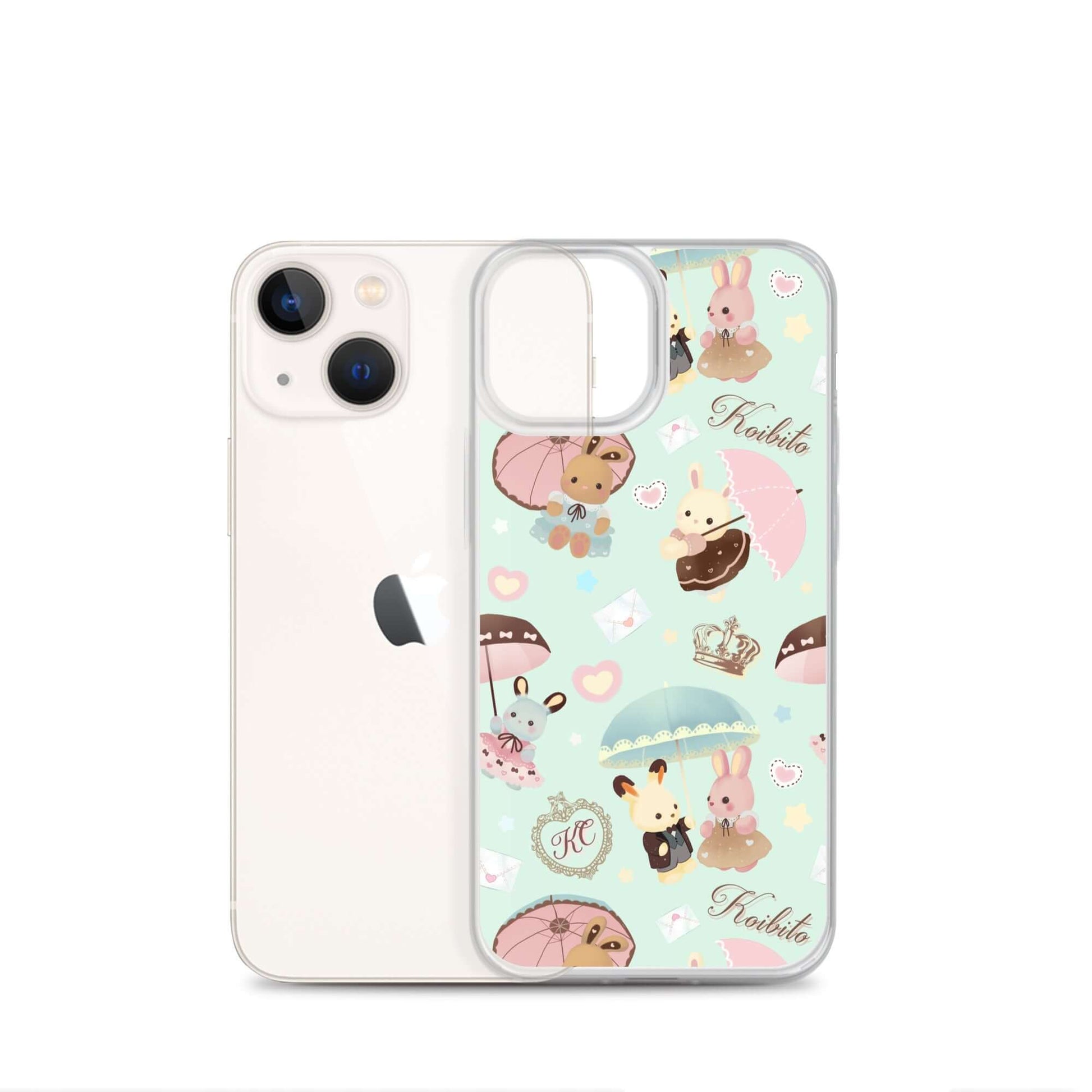 Sleek Parasol Bunny iPhone® Clear Case features cute designs and protects against scratches and dirt at your favorite store.