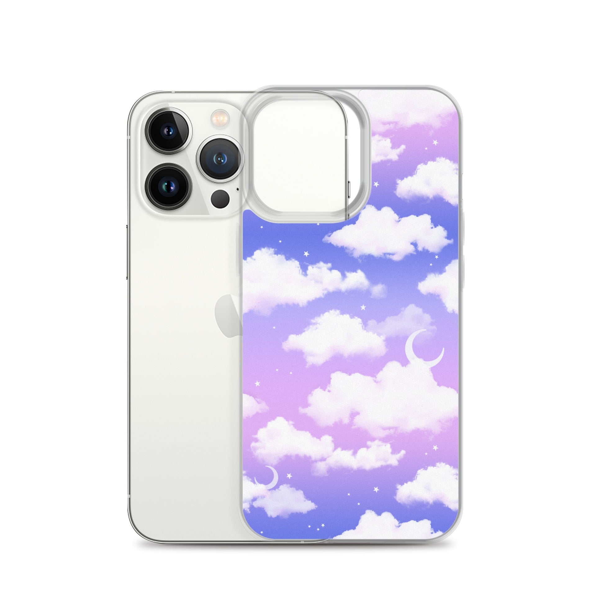 Stylish Cloudy Sky iPhone® Clear Case offers protection with a sleek design, perfect for everyday use.