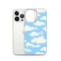 Protect your phone in style with the Cloudy Sky iPhone® Clear Case featuring a dreamy cloud design.