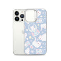 Sleek Snow Kitten iPhone® Clear Case featuring adorable cat designs, perfect protection from scratches and dirt.
