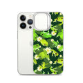 Sleek Kero-kero iPhone® Clear Case featuring vibrant frog design, protecting your phone with style and durability.