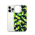 Sleek Kero-kero iPhone® Clear Case with flexible sides and vibrant frog design, perfect for protection and style.