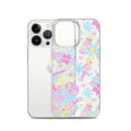 Stylish Indica Magica iPhone® Clear Case showcases a colorful design while protecting against scratches and dirt.