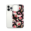 Stylish Sugar Sweetheart iPhone® Clear Case offers protection with a solid back and flexible sides for easy use.