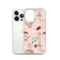 Stylish Parasol Bunny iPhone® Clear Case offers protection with a cute design, perfect for keeping your phone safe.