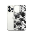 Showcasing the Enchanted Rose iPhone® Clear Case (Transparent), designed for protection and style with floral details.