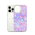 Sleek Glitter Gains iPhone® Clear Case offers stylish protection against scratches and dust with flexible sides.