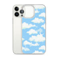 Protect your iPhone® stylishly with the Cloudy Sky iPhone® Clear Case featuring a beautiful cloud design.