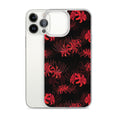 Stylish Higanbana iPhone® Clear Case features a solid back and flexible sides for easy access and protection.