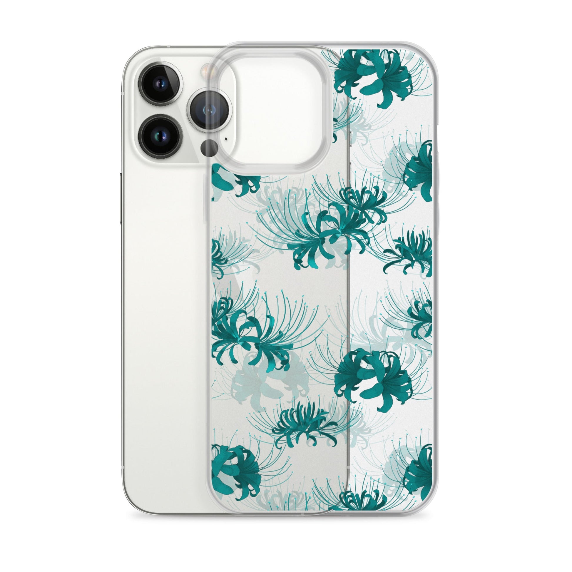 Protect your iPhone® stylishly with the Higanbana iPhone® Clear Case, featuring a sleek design and precise cutouts.