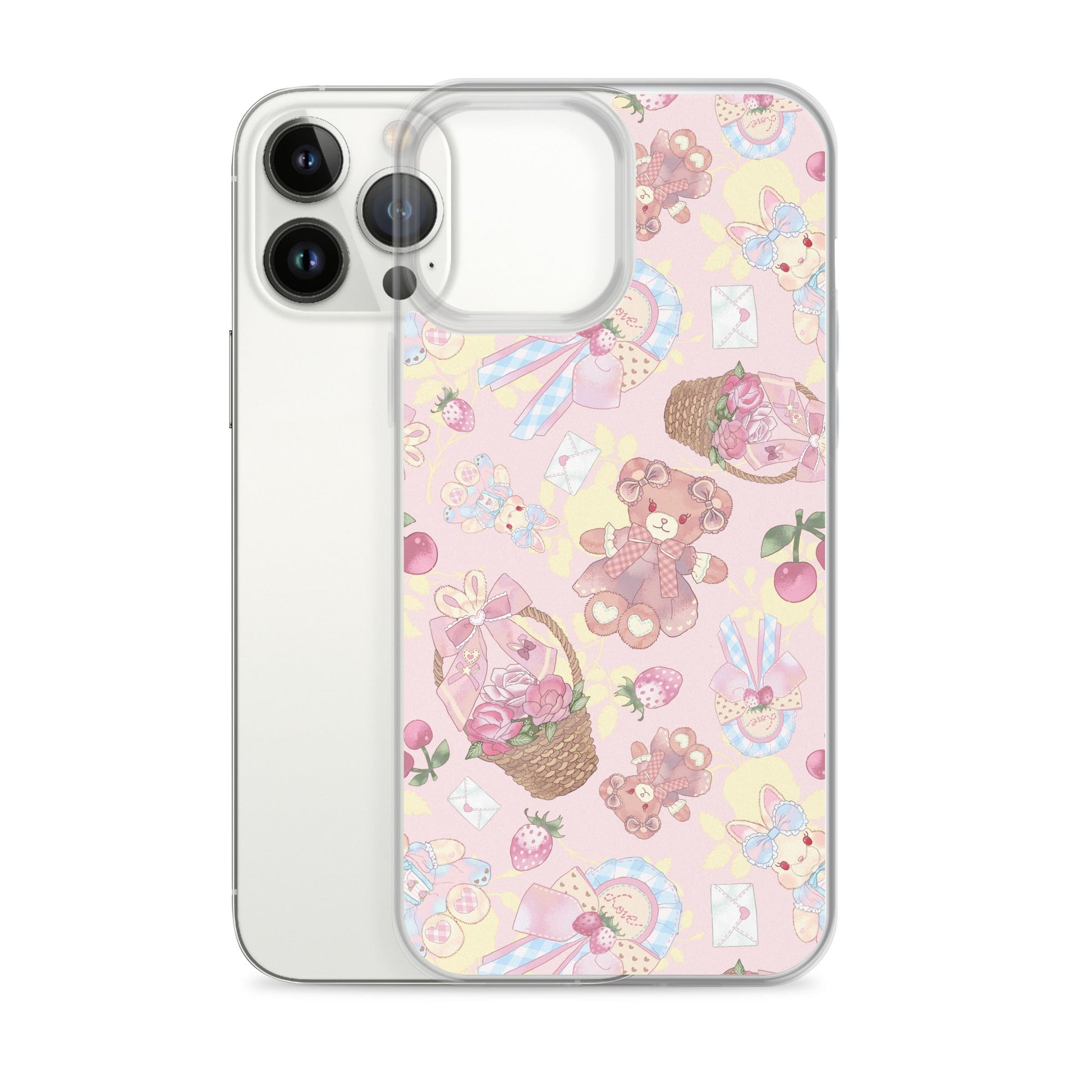 Protect your phone in style with the Sweet Teddy iPhone® Clear Case, featuring a cute design and durable materials.