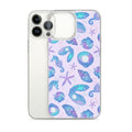 Sleek Sea Princess iPhone® Clear Case featuring vibrant sea life design, protecting against scratches and dust.