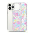 Stylish Indica Magica iPhone® Clear Case with flexible sides, protecting against scratches and dirt. Perfect for your phone!