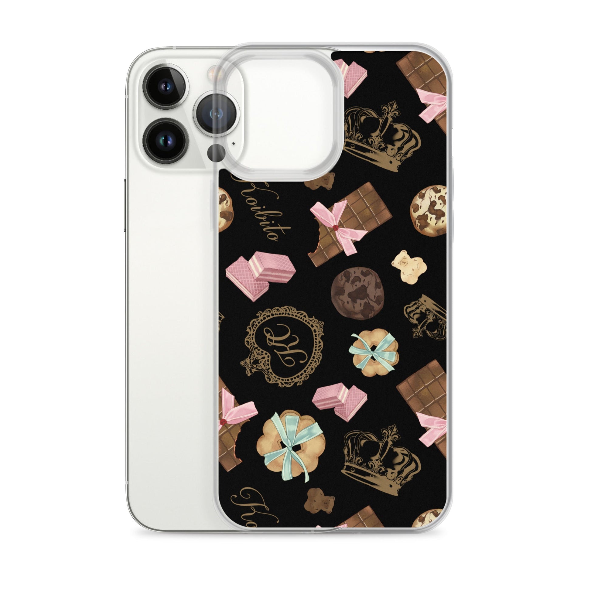 Sleek Royal Cookie iPhone® Clear Case features a fun design while protecting against scratches and dirt. Perfect choice!