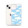 Sleek Cloudy Sky iPhone® Clear Case showcases a beautiful sky design while offering durable protection for your device.