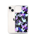 Protect your phone stylishly with the Butterfly iPhone® Clear Case, featuring vibrant butterfly designs and flexible sides.