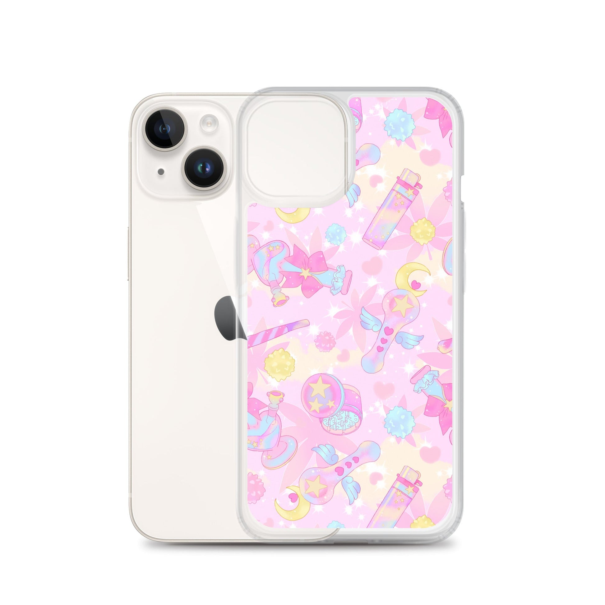 Protect your phone stylishly with the Indica Magica iPhone® Clear Case featuring a vibrant design and flexible fit.