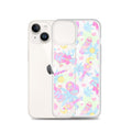 Sleek Indica Magica iPhone® Clear Case featuring a colorful design, protecting against scratches and dirt.