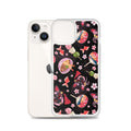 Protect your iPhone® with the stylish Matsuri iPhone® Clear Case featuring vibrant designs and flexible sides.