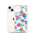 Stylish Enchanted Rose iPhone® Clear Case (Transparent) offers protection and easy access with precise port openings.
