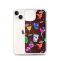 Protect your iPhone® with the stylish Monster Party iPhone® Clear Case featuring fun, colorful designs.